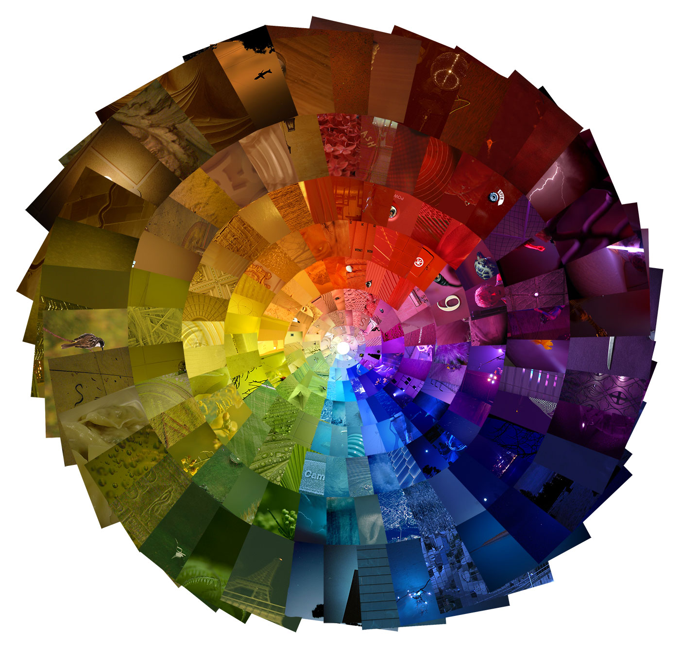 Photography color wheel