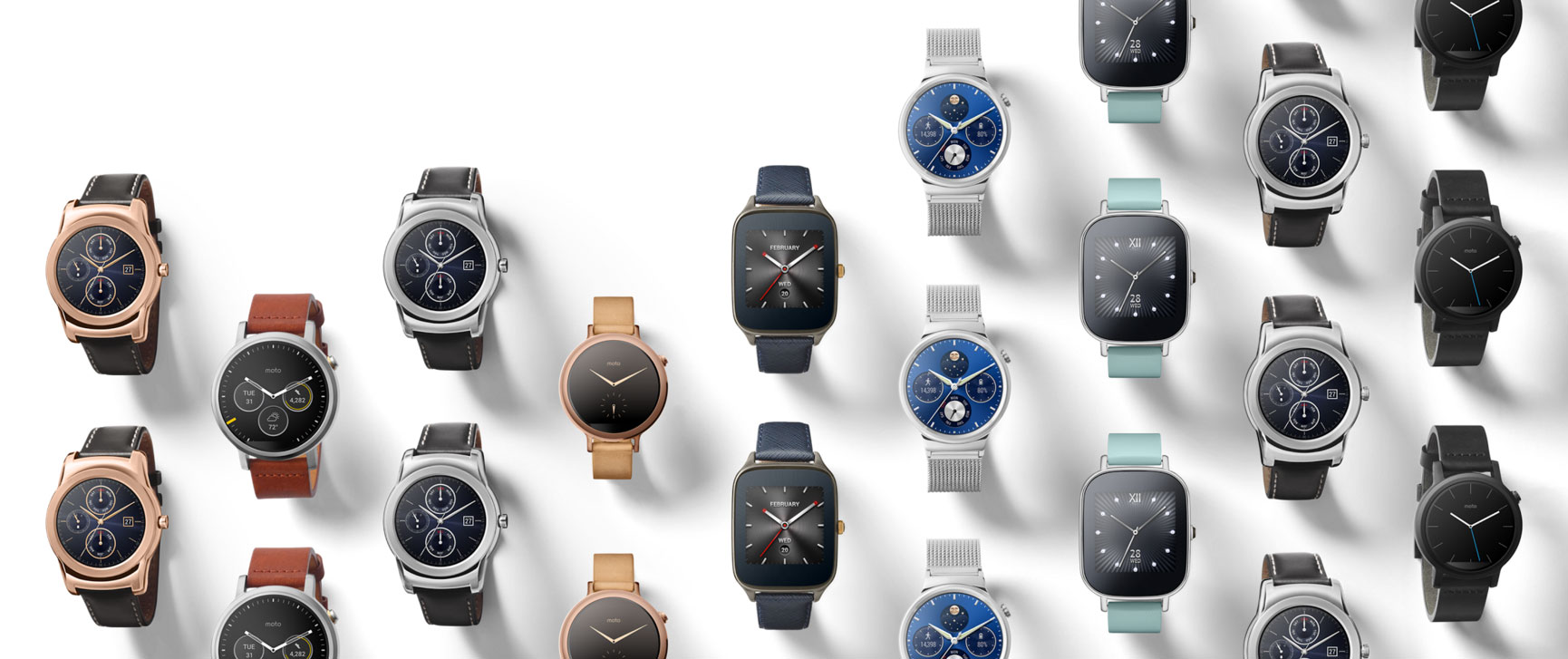 Android Wear smartwatches